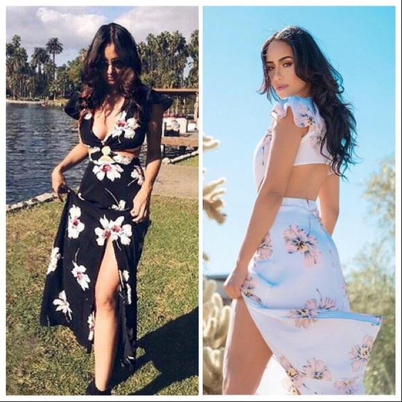 Solaris Style Dresses & Skirts - *CLEARANCE* Isabella Halter Floral Maxi